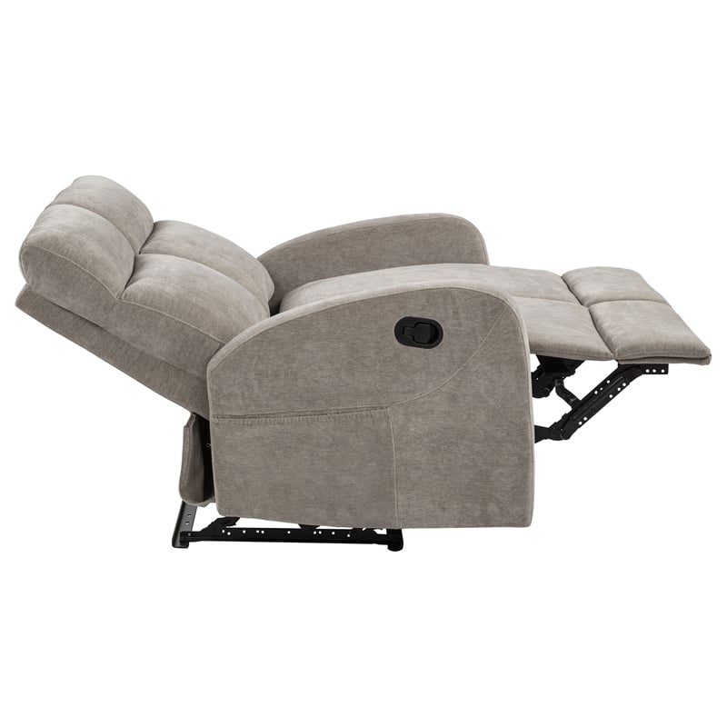 Coaster Hamilton 3-Piece Chenille Manual Reclining Sofa Set in Sand
