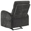 Coaster Hamilton 3-Piece Chenille Manual Reclining Sofa Set in Charcoal Gray
