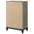 Coaster Watson 5-Drawer Transitional Wood Chest of Drawers in Light Taupe