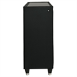 Coaster Lorient 8-Drawer Velvet Upholstered LED Dresser Cabinet in Black