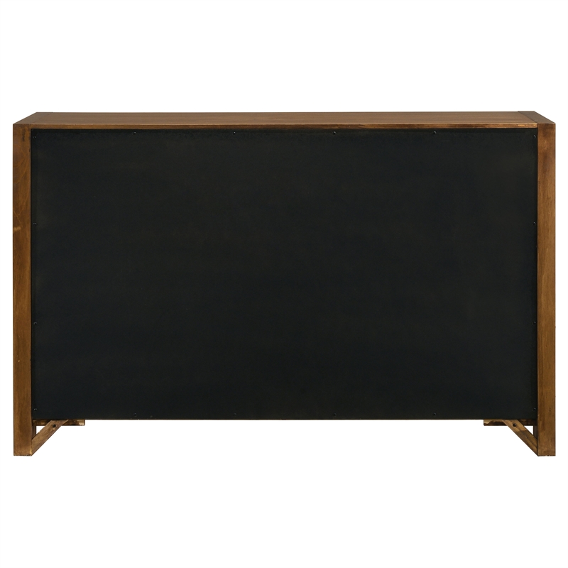 Coaster Adderley 8-Drawer Transitional Wood Dresser in Warm Brown