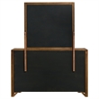 Coaster Adderley 8-Drawer Transitional Wood Dresser and Mirror in Warm Brown