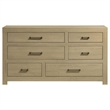 Coaster Hendricks 6-Drawer Transitional Wood Dresser Cabinet in Light Oak