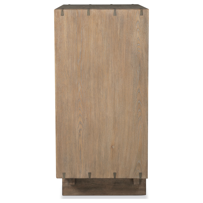 Coaster Stillwater 4-Drawer Rustic Wood Chest of Drawers in Weathered Oak