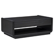 Coaster Leandro 2-Piece Wood Coffee and End Table Set in Burnished Black