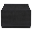 Coaster Leandro 2-Piece Wood Coffee and End Table Set in Burnished Black