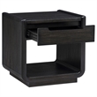 Coaster Leandro 2-Piece Wood Coffee and End Table Set in Burnished Black