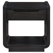 Coaster Leandro 2-Piece Wood Coffee and End Table Set in Burnished Black