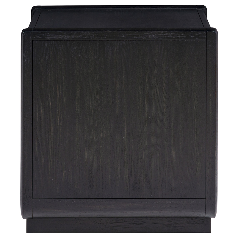 Coaster Leandro 2-Piece Wood Coffee and End Table Set in Burnished Black