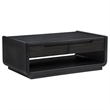 Coaster Leandro 3-Piece Wood Coffee and End Table Set in Burnished Black