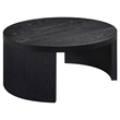 Coaster Sweeney 3-Piece Wood Occasional Coffee Table Set in Black