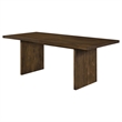 Coaster Decker 82-Inch Rectangular Wood Dining Table in Walnut