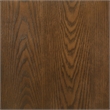 Coaster Franklin Round Pedestal Wood Side End Table in Dark Brown