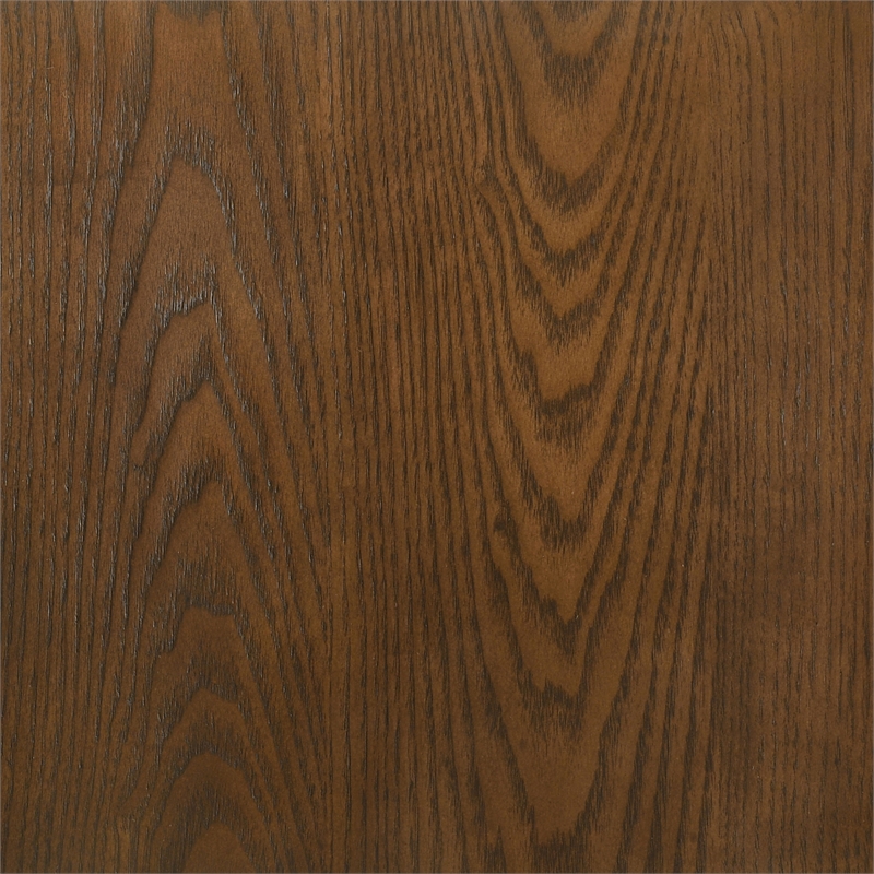 Coaster Franklin Round Pedestal Wood Coffee Table in Dark Brown