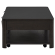 Coaster Marcelo Rectangular Transitional Wood Coffee Table in Coffee