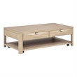 Coaster Marcelo Rectangular Transitional Wood Coffee Table in Light Elm