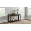 Coaster Marcelo Rectangular Transitional Wood Sofa Console Table in Coffee
