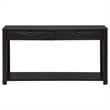 Coaster Marcelo Rectangular Transitional Wood Sofa Console Table in Coffee