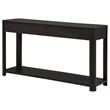 Coaster Marcelo Rectangular Transitional Wood Sofa Console Table in Coffee
