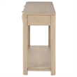 Coaster Marcelo Rectangular Transitional Wood Sofa Console Table in Light Elm