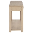 Coaster Marcelo Rectangular Transitional Wood Sofa Console Table in Light Elm