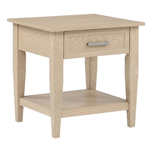 Coaster Lindenton Rectangular Wood Occasional Side End Table in Blonde