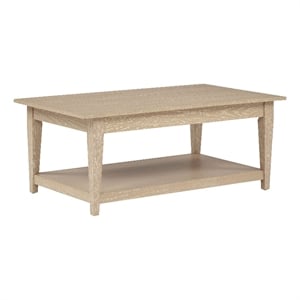 Coaster Lindenton Rectangular Wood Occasional Cocktail Coffee Table in Blonde