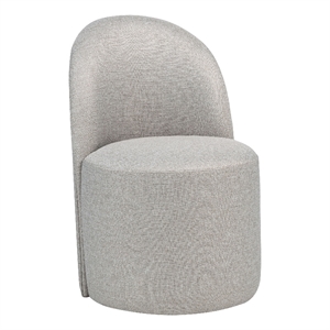 Coaster Aubrey 19.75'' Fabric Barrel Dining Side Chair in Beige