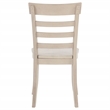 Coaster Orrison 18.5'' Ladder Back Wood Dining Side Chair in Linen Beige