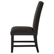 Coaster Berning 19'' Fabric Upholstered Parson Side Chair in Charcoal