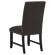 Coaster Berning 19'' Fabric Upholstered Parson Side Chair in Charcoal