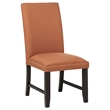 Coaster Berning 19'' Fabric Upholstered Parson Side Chair in Salmon