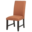 Coaster Berning 19'' Fabric Upholstered Parson Side Chair in Salmon