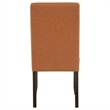 Coaster Berning 19'' Fabric Upholstered Parson Side Chair in Salmon