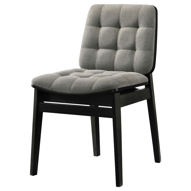 Coaster Redbridge 18.5'' Wood Dining Side Chair in Gray/Black