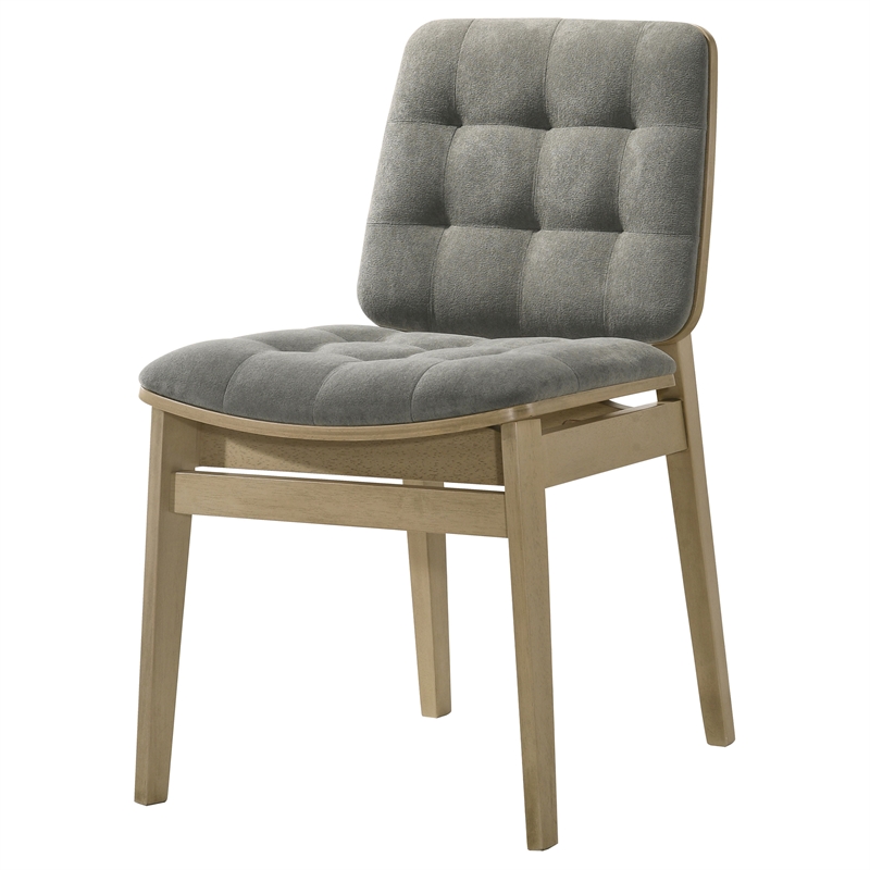 Coaster Redbridge 18.5'' Wood Dining Side Chair in Natural Oak/Gray