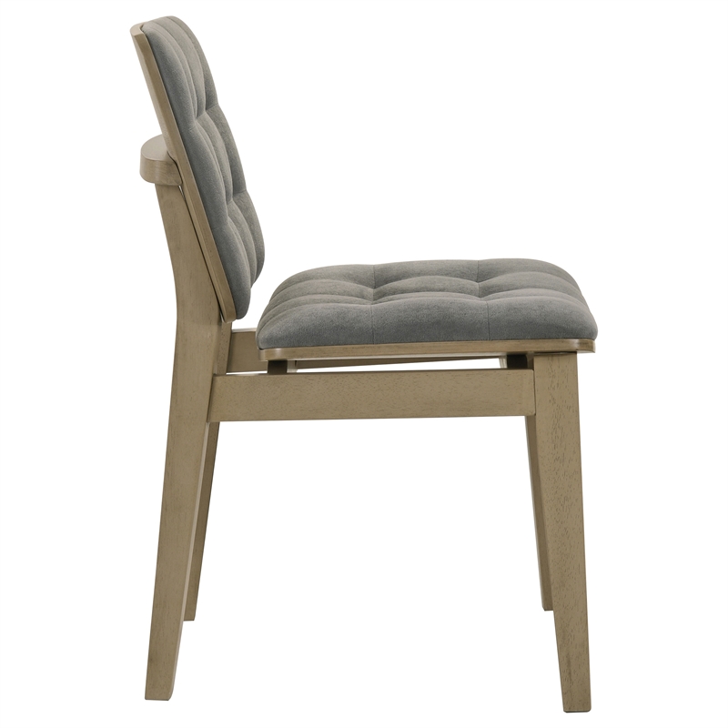 Coaster Redbridge 18.5'' Wood Dining Side Chair in Natural Oak/Gray