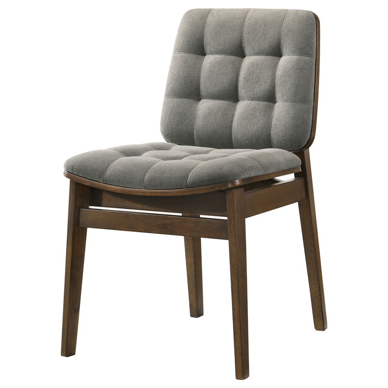 Coaster Redbridge 18.5'' Wood Dining Side Chair in Gray/Walnut