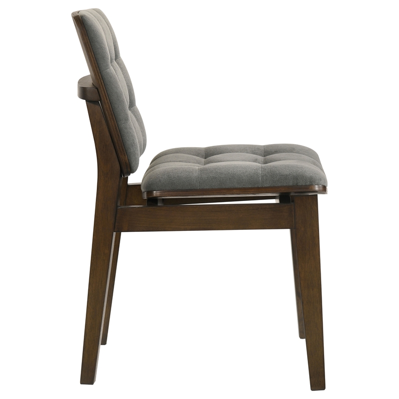 Coaster Redbridge 18.5'' Wood Dining Side Chair in Gray/Walnut