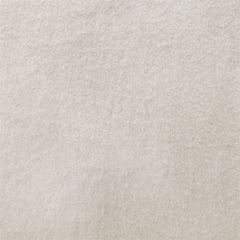 Coaster Thornton Faux Fur Fabric Wingback Lounge Accent Chair in Ivory