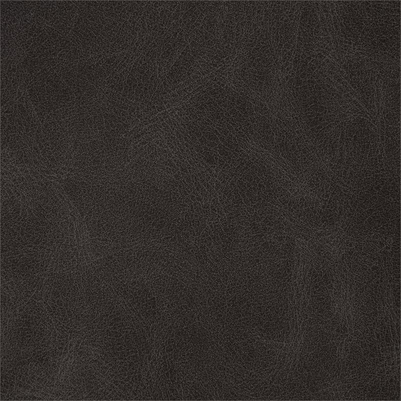 Coaster Averill 19'' Faux Leather Upholstered Dining Side Chair in Dark Gray