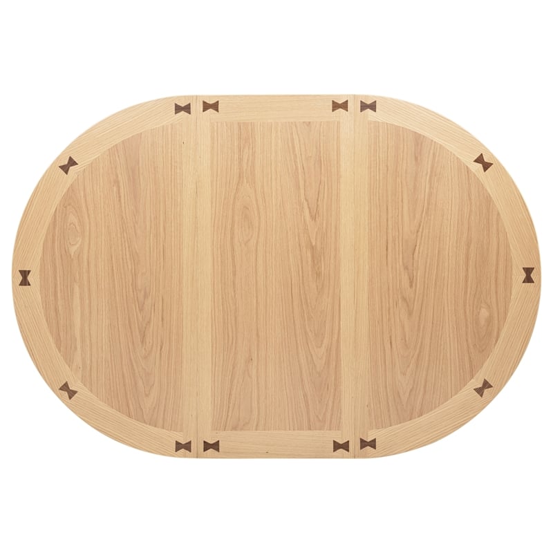 Coaster Lavon 5-Piece Oval Wood Extension Leaf Table Dining Set in Light Oak