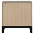 Coaster Watson 2-Drawer Wood Nightstand Bedside Table in Light Taupe