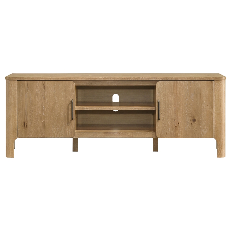Coaster Rowe 2-Door Wood TV Stand Media Console for TVs up to 70