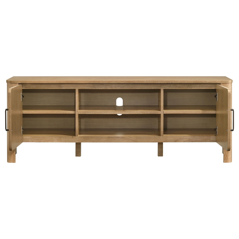 Coaster Rowe 2-Door Wood TV Stand Media Console for TVs up to 70