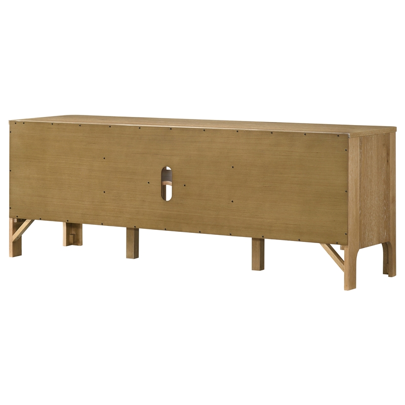 Coaster Rowe 2-Door Wood TV Stand Media Console for TVs up to 70