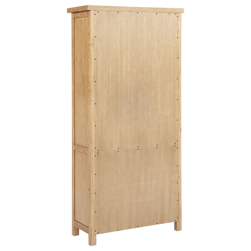 Coaster Vermes 2-Door Transitional Wood Office Cabinet Bookcase in Light Ash