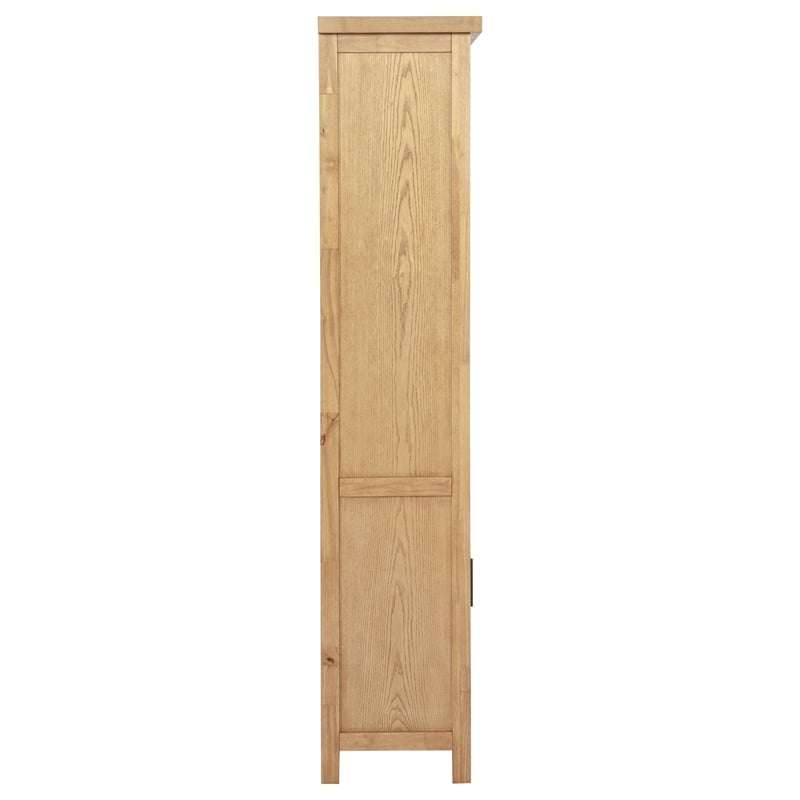 Coaster Vermes 2-Door Transitional Wood Office Cabinet Bookcase in Light Ash