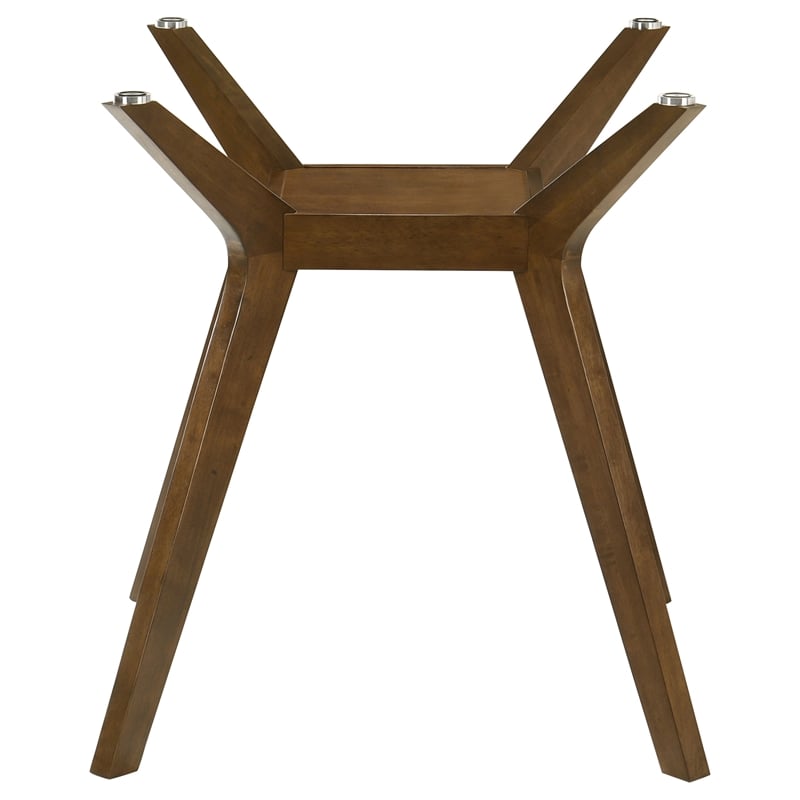 Coaster Paxton 5-Piece Round Wood and Fabric Counter Dining Set in Brown/Teal
