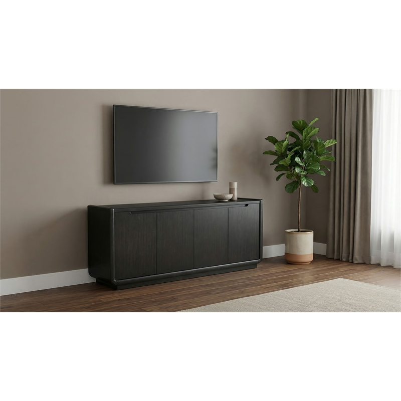 Coaster Leandro Wood TV Stand Media Console for TVs up to 77